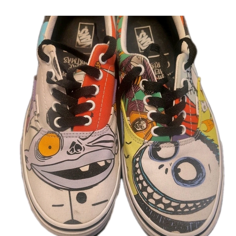 VANS The Nightmare Before Christmas Shoes Halloween Town Era Men's Size 10.5 - Picture 3 of 5